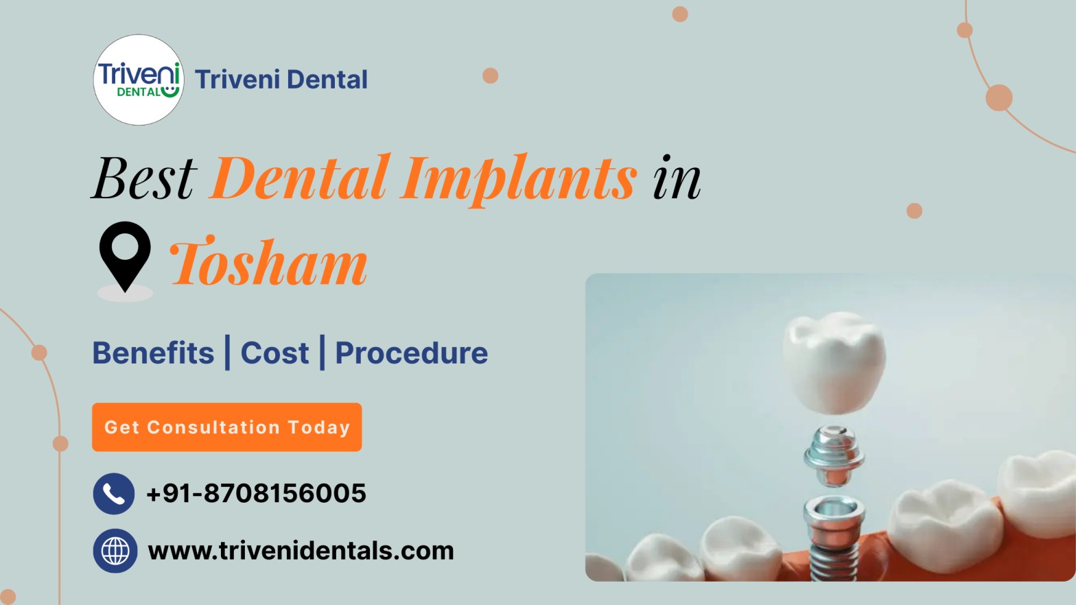 Missing Teeth? Know About Dental Implants in Tosham